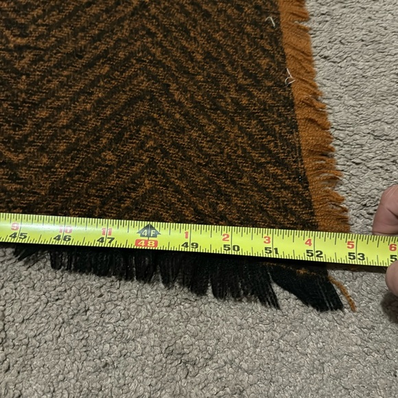 Quagga brand Large 52x52 Blanket Style Scarf/Wrap-Browns/Beige/Black-Polyester - Picture 16 of 16